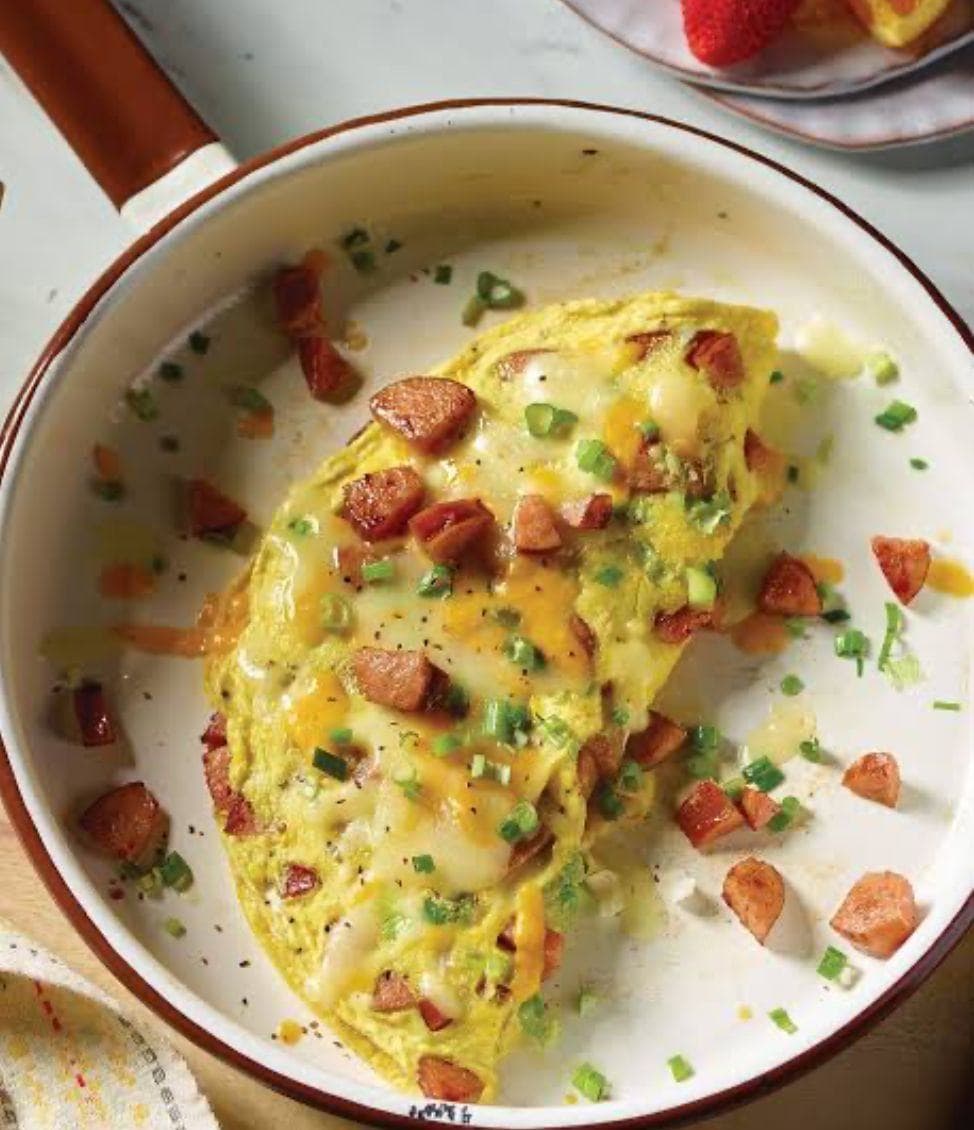 Cheese Sausage Omelette