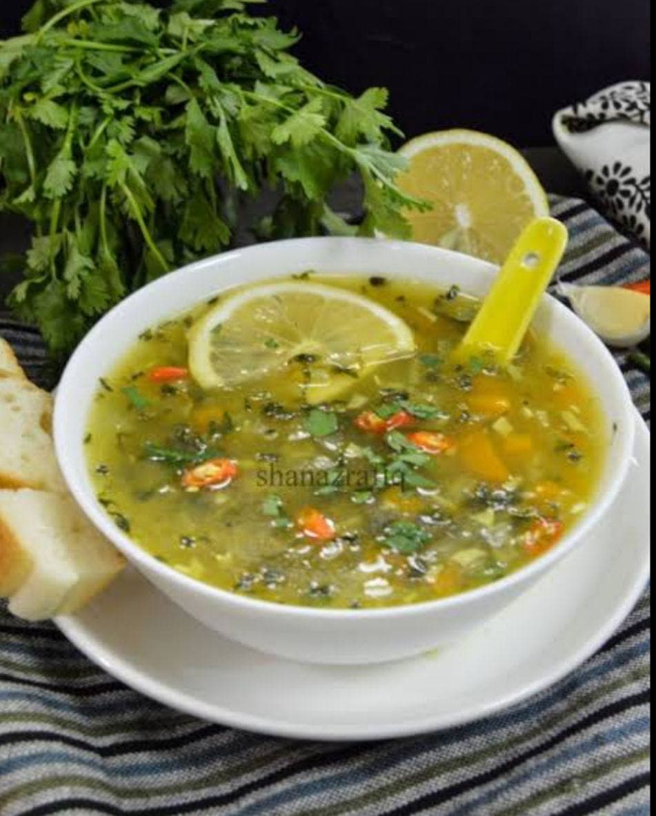 Lemon Coriander Soup Veg