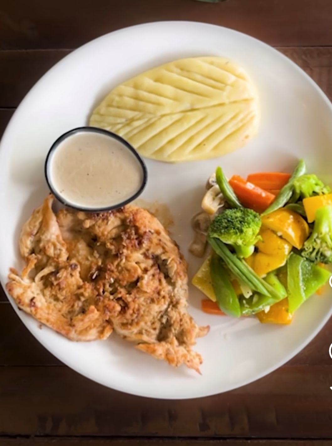 Mushroom Chicken Steak