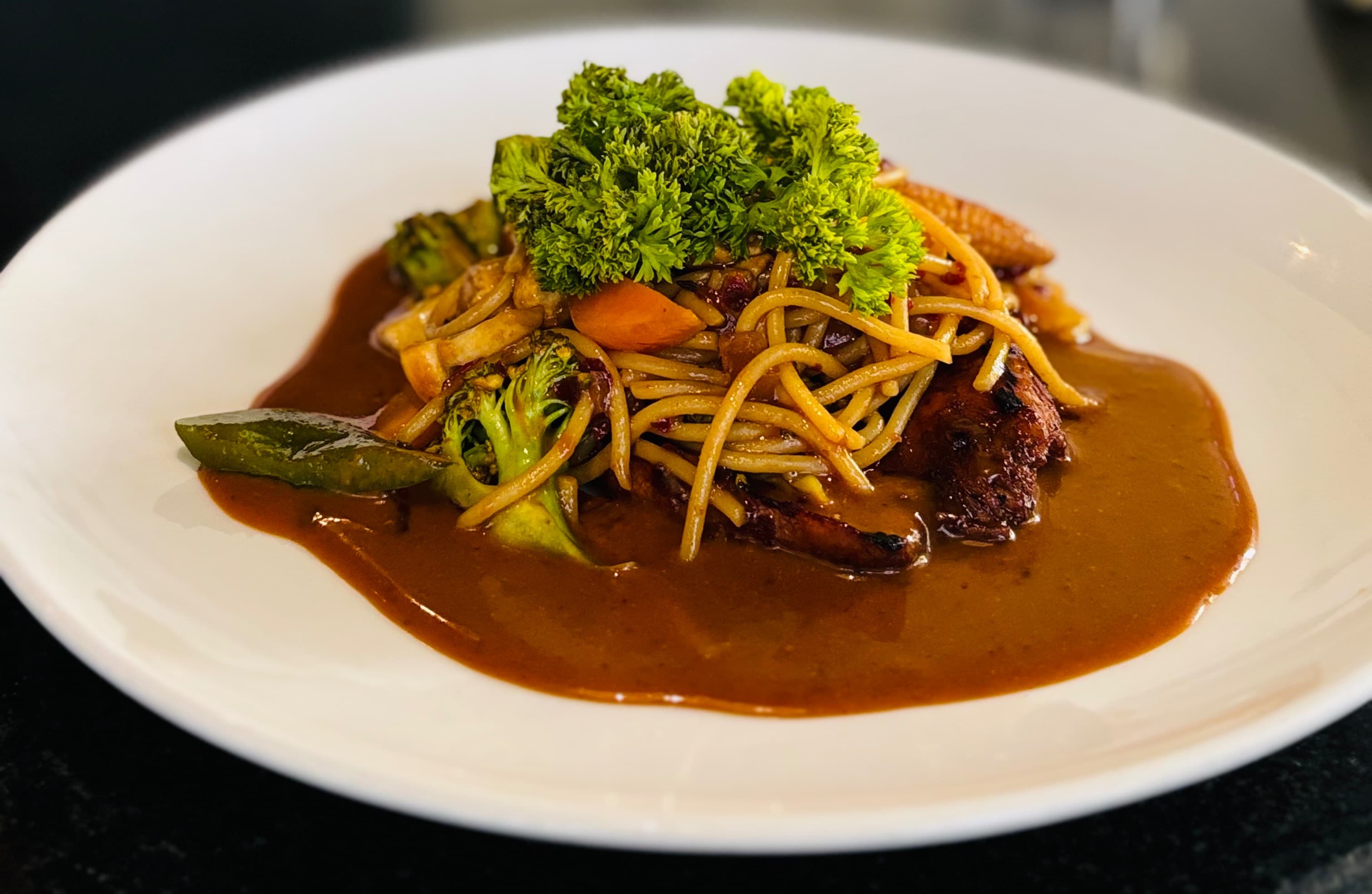 Tangy Glaze Chicken Steak